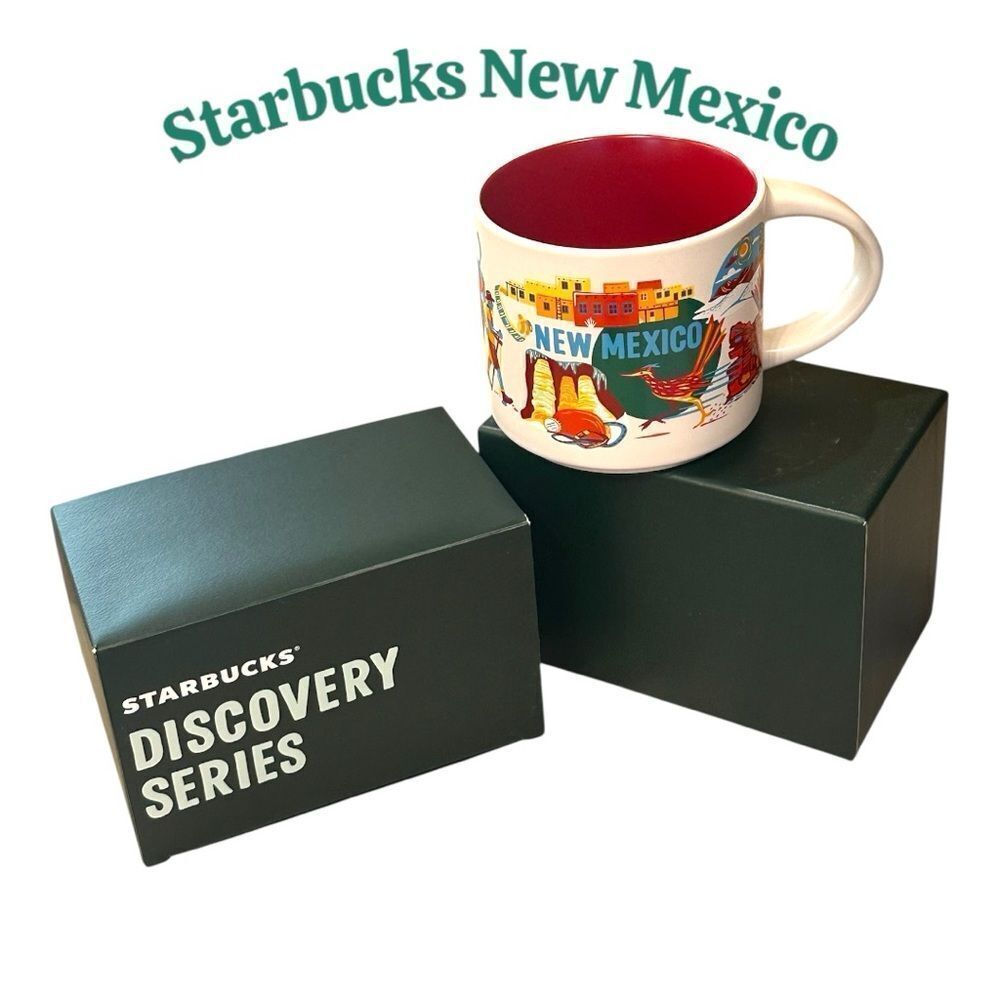 Starbucks NEW MEXICO Discovery Series Ceramic Mug Cup 14oz Brand New With Box